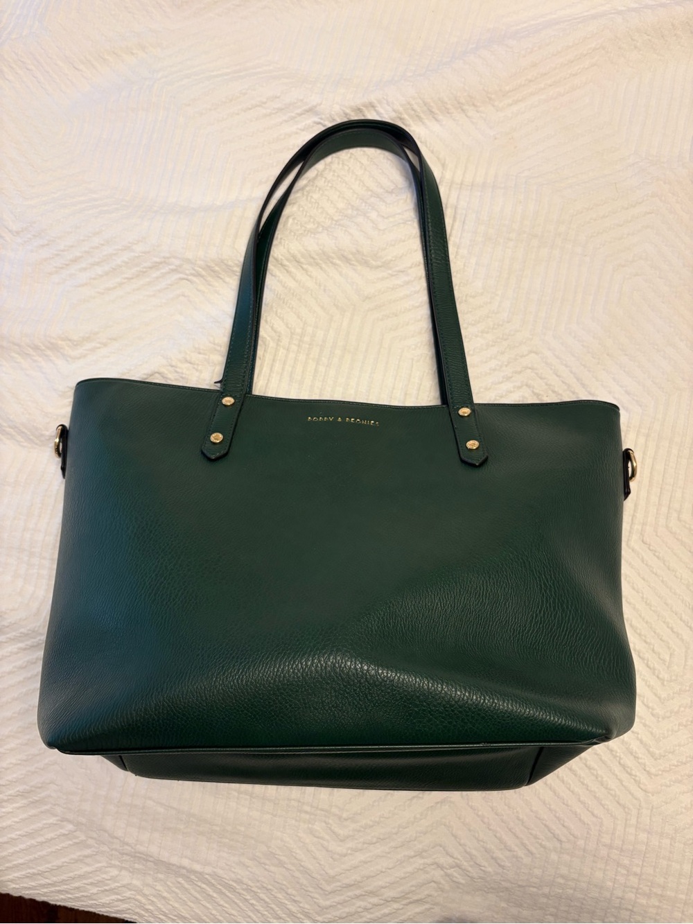 Poppy & Peonies Go-Getter Tote in Olive